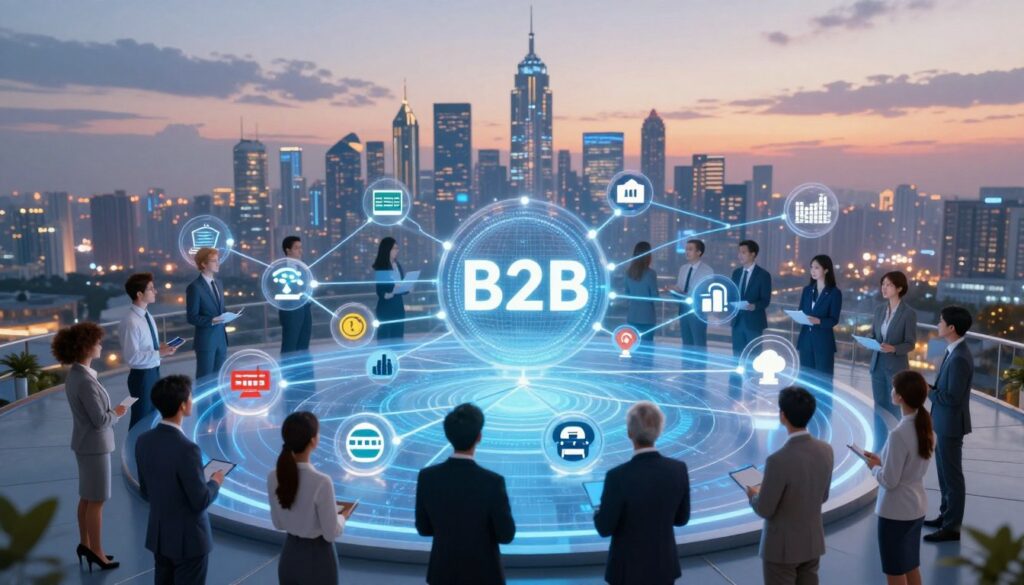 B2B partnership networks and ecosystems
