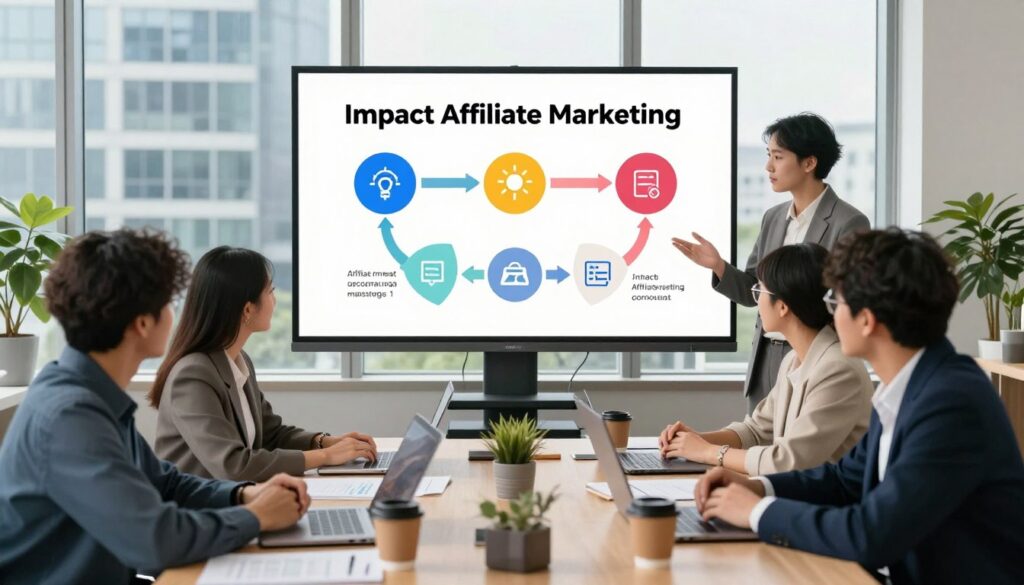 Impact affiliate marketing application process
