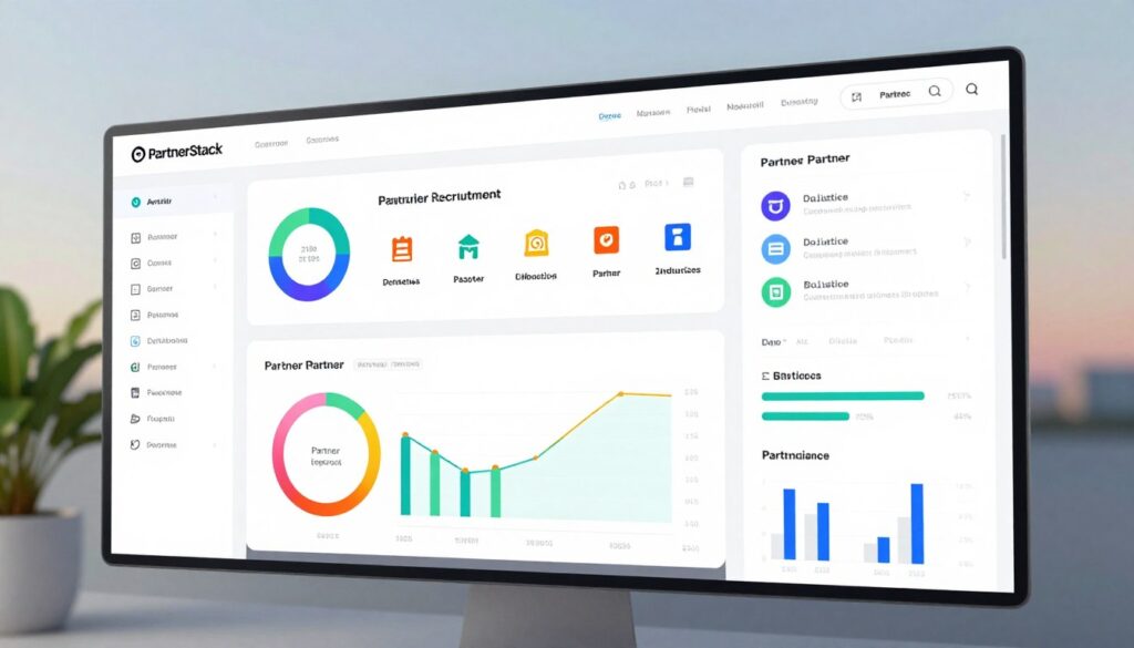 PartnerStack marketplace interface showing active partner recruitment